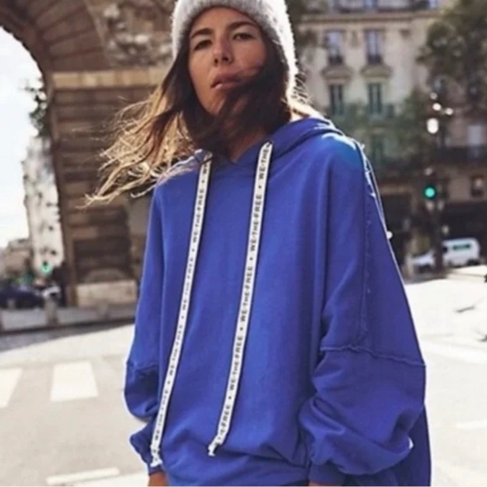 We The Free Blue Hoodie SOLD OUT STYLE Dazzling Blue